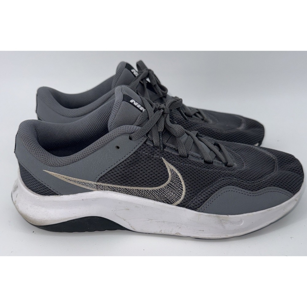 Nike Legend Essential 3 Next Nature Gray Training Shoes DM1120-002 Men's Size 11